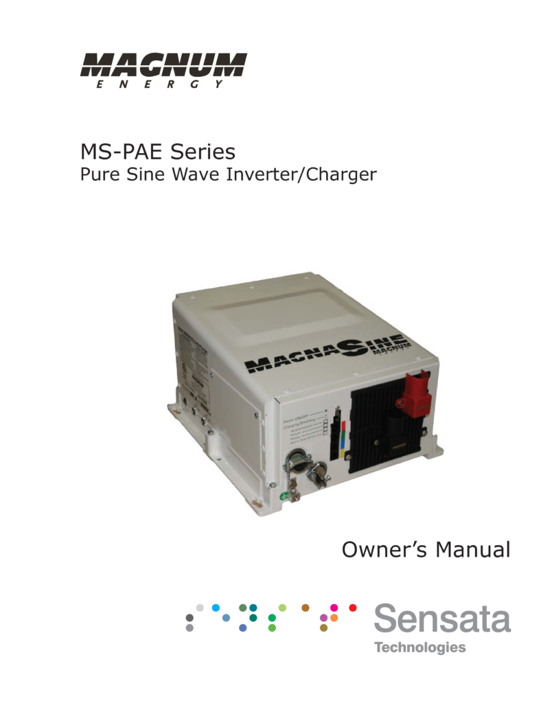 64-0032 revC Owners Manual MS-PAE Series (pdf)