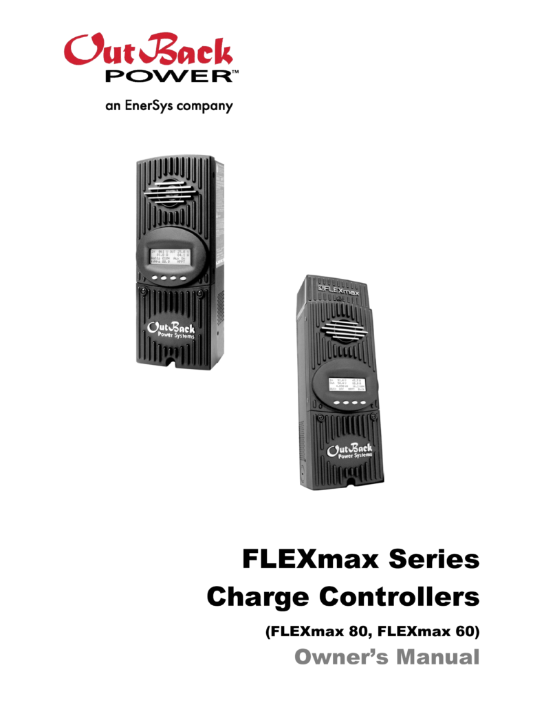 Outback FM60 FM80 Owner's Manual (pdf)
