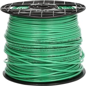 spool of green AWG Wire