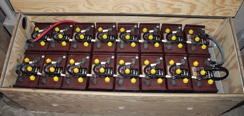 off grid battery bank