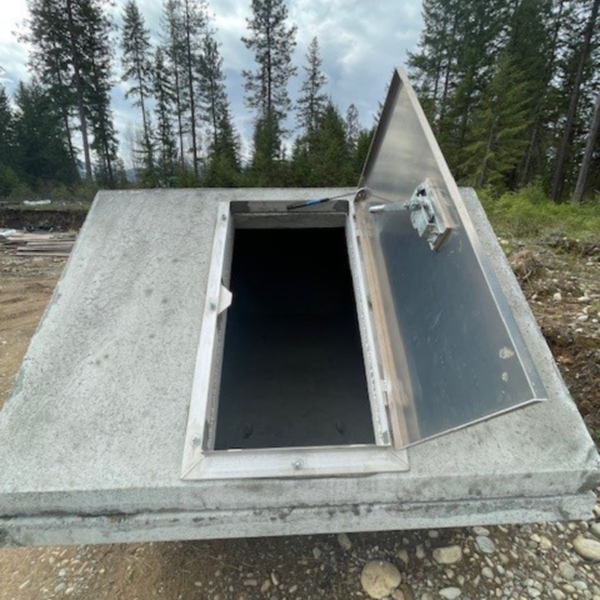 concrete root cellar